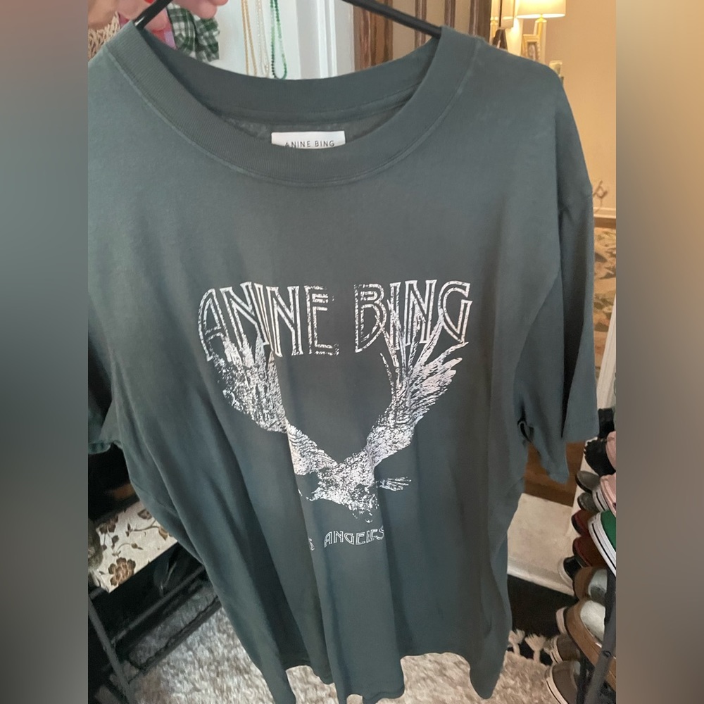 Anine Bing size Small Lili Tee Eagle